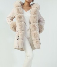 Parka mit Kunstfell Copperose