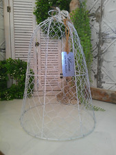 *XXL DrahtHaube*Metall Cloche*Shabby Chic*