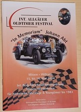 Programmheft Bergrennen Missen