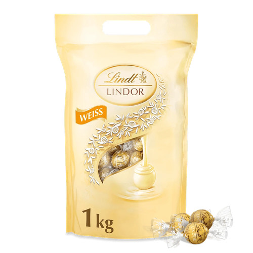 Lindt lindor kugeln - lindt, weiß