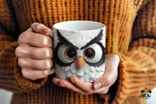 Kaffeetasse lustiges eulen - kaffeetasse,