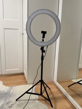 Ringlicht LED Ø12cm mit Stativ-Ständer für Fotografie Live-Stream