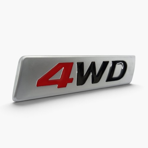 4wd metall auto badge - metall,
