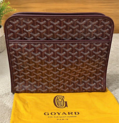 Leder clutch bordeaux - gy,