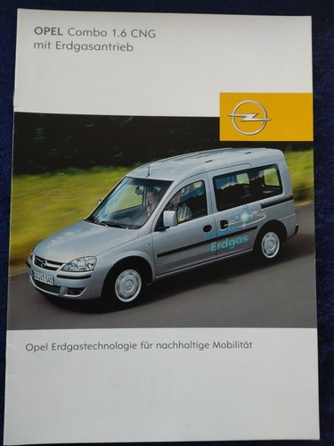 Opel combo cng prospekt - 1.6,