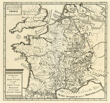 Antike Landkarte - GAUL ZUR