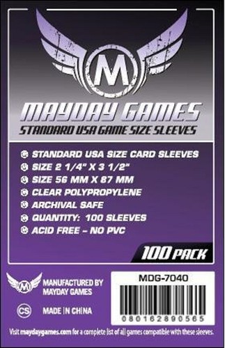 Mayday games game sleeves - games,