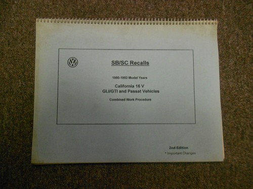 1990 1992 recall gli - 1990-1992, sc