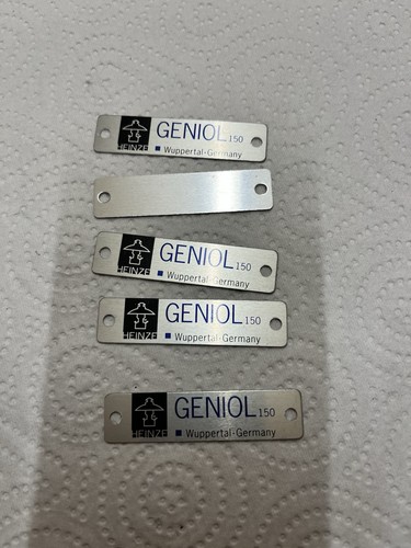 Geniol petromax typenschilder - geniol/petromax,