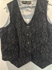 harley davidson weste xl Damen Edel Flammen