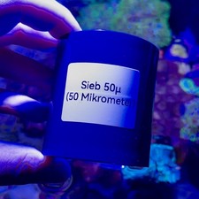 Sieb mit 50 Mikron |