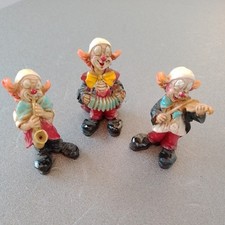 3 Deko Figuren Clown Ensemble