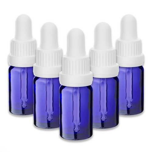 Blaue glasflasche ml mit - glasflasche, 10