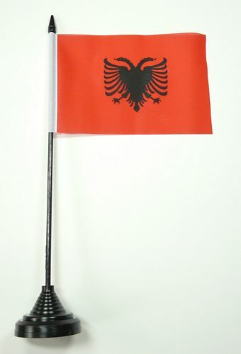 Fahne tischflagge albanien - fahne,