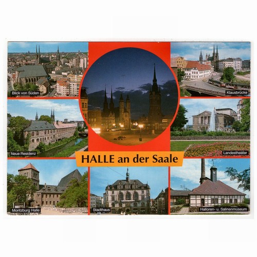 Halle klausbrücke - ak,