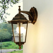 Aussen Wand Leuchte nostalgisch PARIS Kupfer Antik Wandlampe Beleuchtung draußen