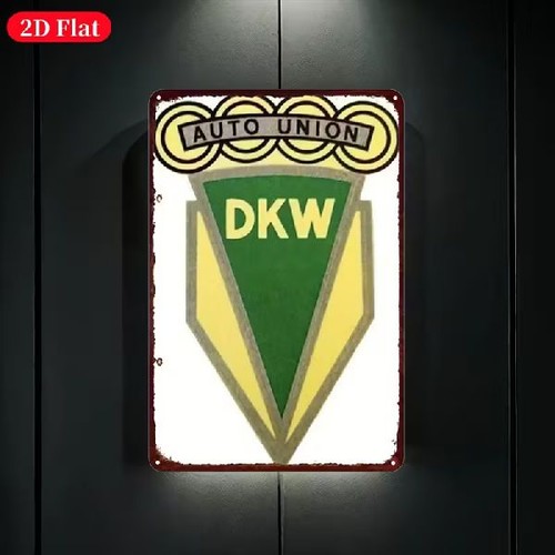Blechschild dkw auto union - blechschild,