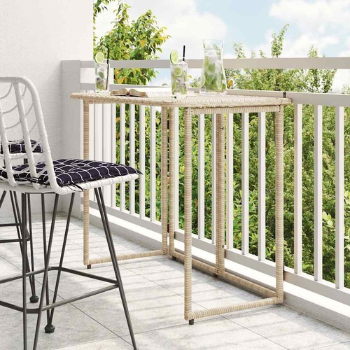 Gartentisch klappbar beige - klappbar,