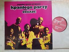KPANLOGO PARTY with OBOADE *AFRO-BEAT 1973 ORIGINAL UK VINYL LP TANGENT LABEL*