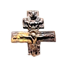 Byzantinisches bronze kreuz - byzantinisches,