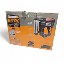 WORX WX840.1 Akku Nagler Tacker 20V Max Elektrotacker Klammergerät inkl Akku