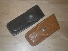 Polizei Magazintasche P225 Messertasche Bruno braun Leder Vollrindleder Holster