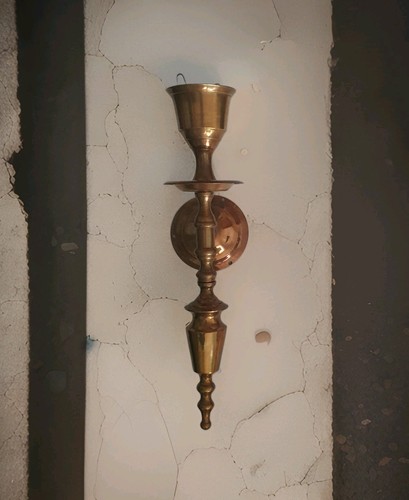 Wandkerzenhalter messing mit - wandkerzenhalter,