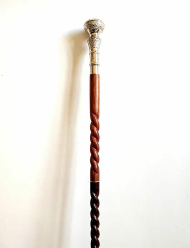 Messing bergziege kopfknopf - messing,