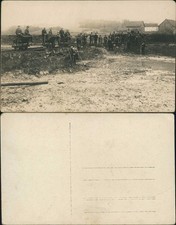 Ansichtskarte  Bergbau Tagebau Bergarbeiter an den Loren 1913