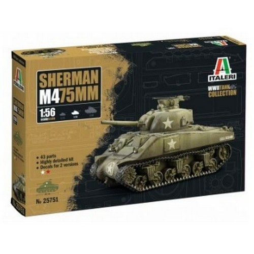 Italeri 25751 us m4 - 1:56,