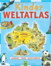 Kinderweltatlas: Länder-Tiere-Kontinente, Buch, Zustand sehr gut
