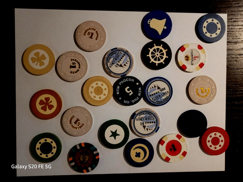 Vintage casino poker - casino, chips