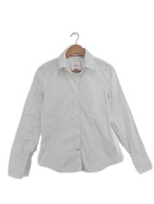 VINCENZO BORETTI Damen Business Hemd Weiß Gr. 40/M Langarm Elegant