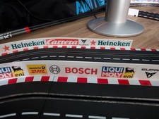 Carrera Evolution/Digital 124/132 Slotcar Leitplanken/Banden 2mx5cm, unbedruckt!