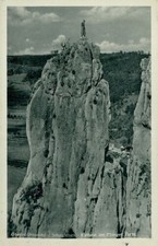 Ansichtskarte Oberes Donautal Kletterei am Ebinger Turm (Nr.9246)