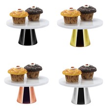 Echtwerk Tortenplatte Marmor Kuchenplatte Gebäckständer Ø 22 cm B-WARE