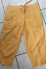 Killah sportliche Caprihose Gr. 26 gelb mit schönet Absteppung am Bund