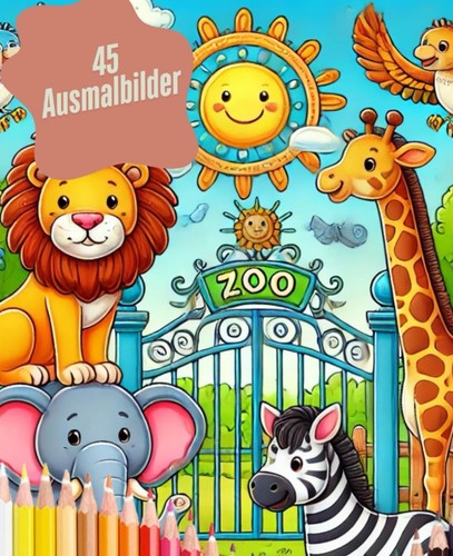 Farbenfrohe zoowelten ein - farbenfrohe,
