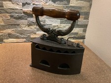 Antikes Bügeleisen, Kohlebügeleisen Augeneisen Fa. GROSSAG Schwäbisch Hall