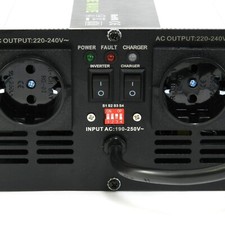 Spannungswandler mit Ladegerät 2000 Watt 12V USV NPS reiner SINUS UPS Inverter