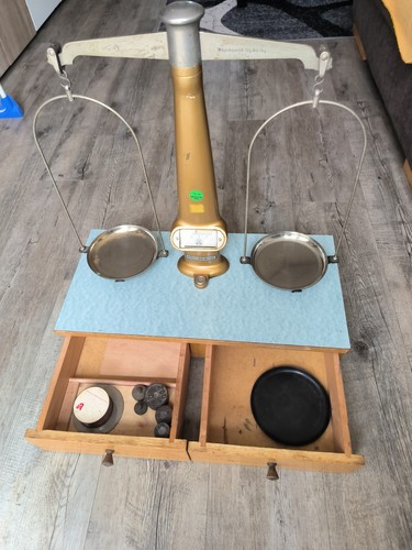 Antike apothekerwaage messing - antike,
