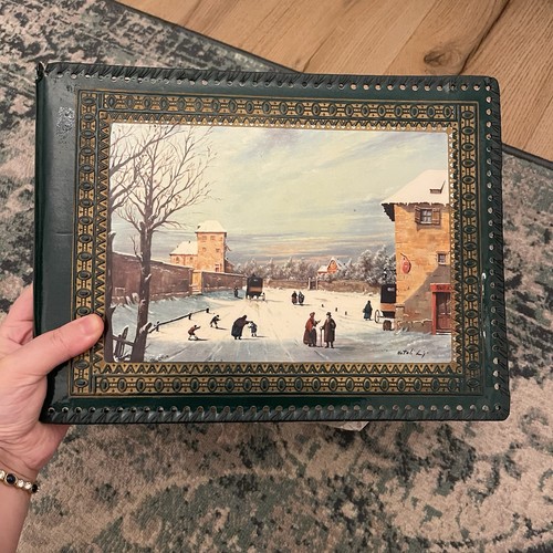Vintage fotoalbum mit - vintage,
