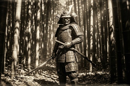 Samurai krieger voller - krieger, in