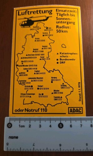 Adac luftrettung aufkleber - luftrettung,