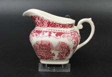 Petrus Regout & Co Maastricht Castillo rot Milchkännchen Holland H 9,5 cm