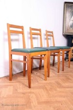 **3 Antike Jugendstil Stühle / Salonstühle / Restaurationsbedürftig /  Antique /