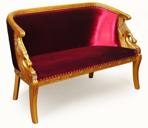 Gold empire schwan couch - schwan,