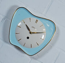 edle mechanische Kaiser Porzellan Uhr Bürouhr Wanduhr  Küchenuhr Rockabilly Ära