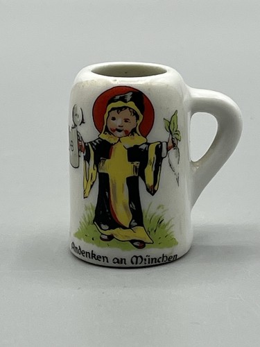 Miniatur porzellan bierkrug - miniatur,