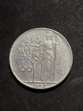 Italien 100 Lire 1957 SS-VZ
